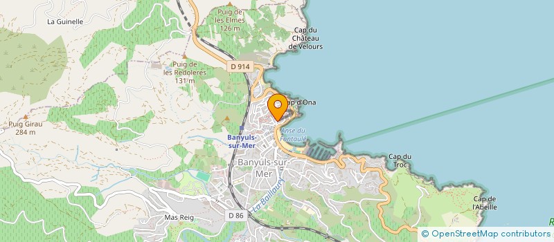 localisation de l'entreprise MADAME KARIN KACK  BANYULS-SUR-MER