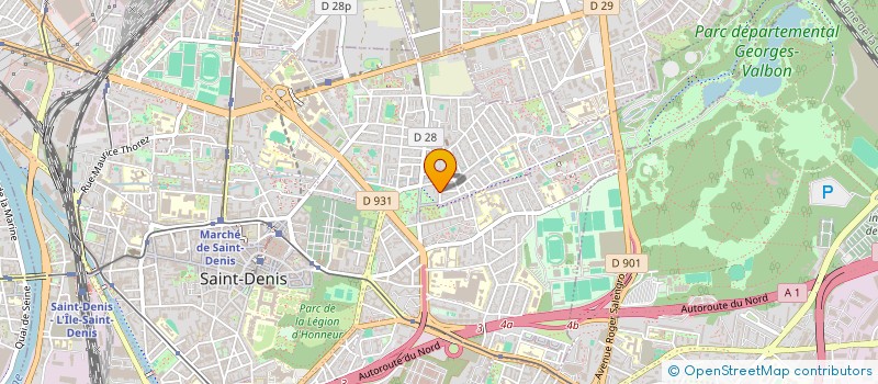 localisation de l'entreprise MADAME KARIN KEMPF à SAINT-DENIS