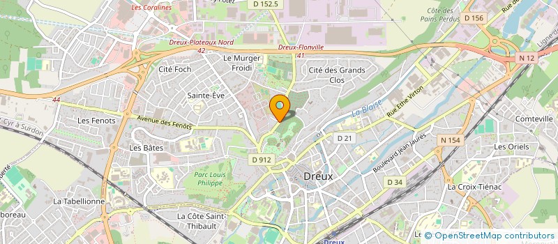localisation de l'entreprise MADAME KARIN LAFONT à DREUX
