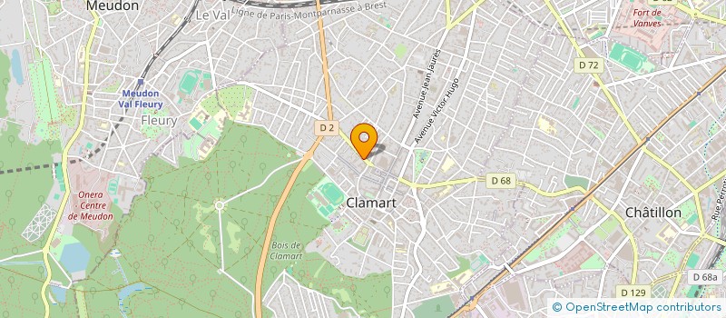 localisation de l'entreprise MADAME KARIN LEVITRE à CLAMART