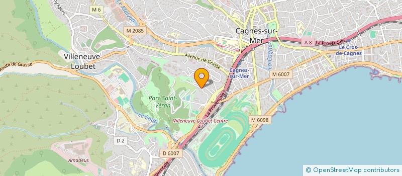 localisation de l'entreprise MADAME KARIN LUIGIA DUICO à CAGNES-SUR-MER