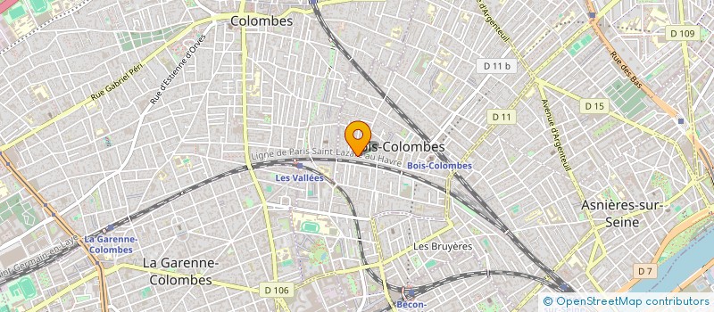 localisation de l'entreprise MADAME KARIN MANOUKIAN à BOIS-COLOMBES