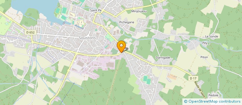 localisation de l'entreprise MADAME KARIN PORKSEN  SOUSTONS