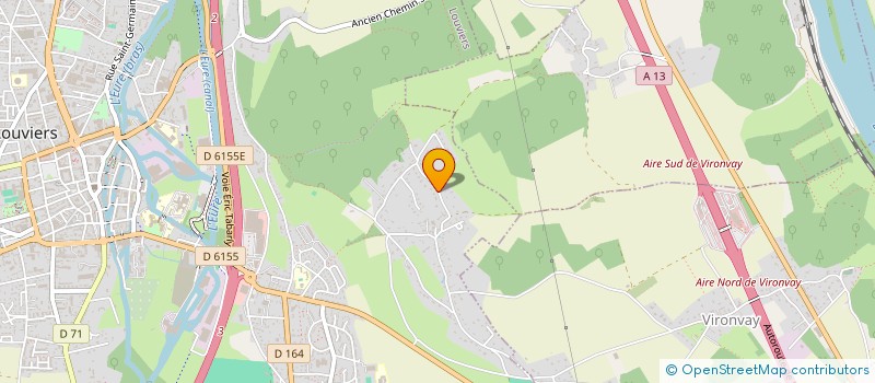 localisation de l'entreprise MADAME KARIN PRISSERT  LOUVIERS