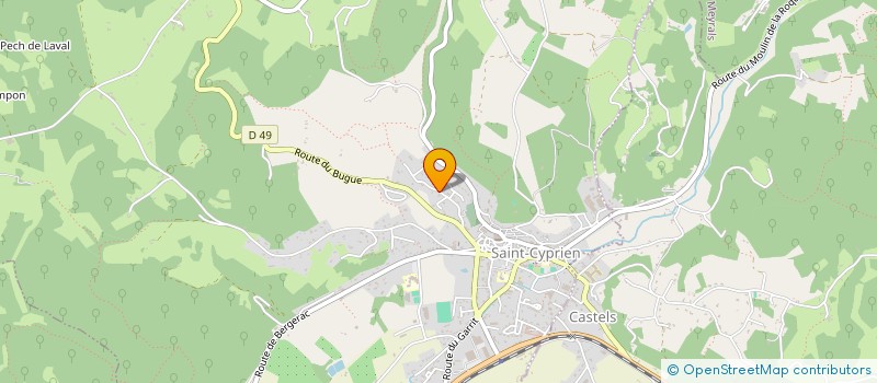 localisation de l'entreprise MADAME KARIN REESE  SAINT-CYPRIEN