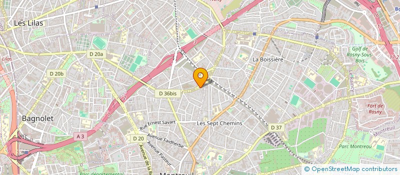 localisation de l'entreprise MADAME KARIN SCHINASI à ROSNY-SOUS-BOIS