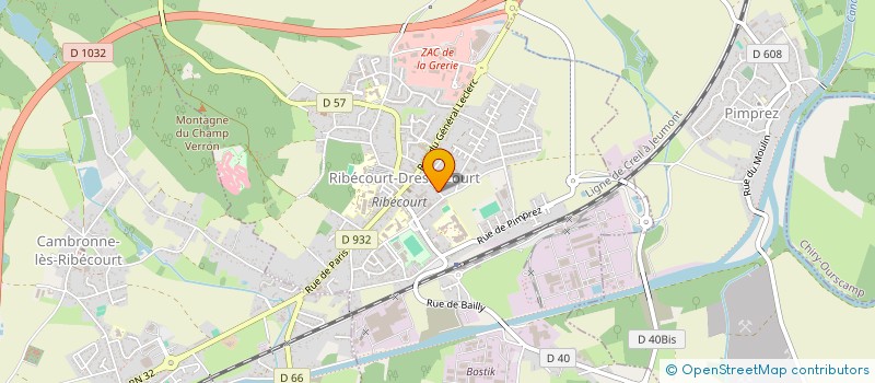 localisation de l'entreprise MADAME KARINA ALMEIDA  RIBECOURT-DRESLINCOURT