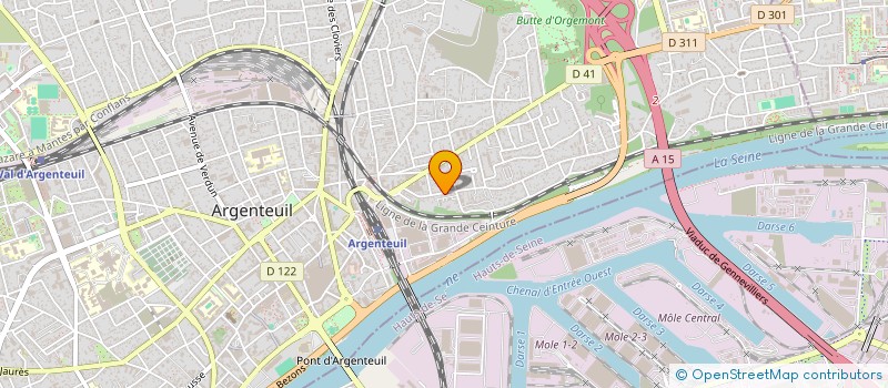 localisation de l'entreprise MADAME KARINA BOUIFFROR  ARGENTEUIL