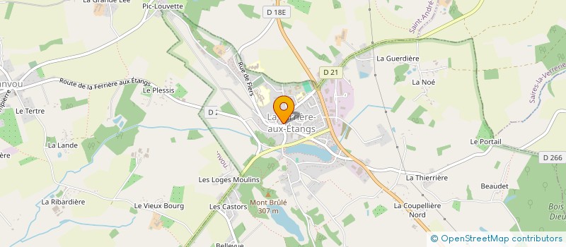 localisation de l'entreprise MADAME KARINA BRULIN à LA FERRIERE-AUX-ETANGS