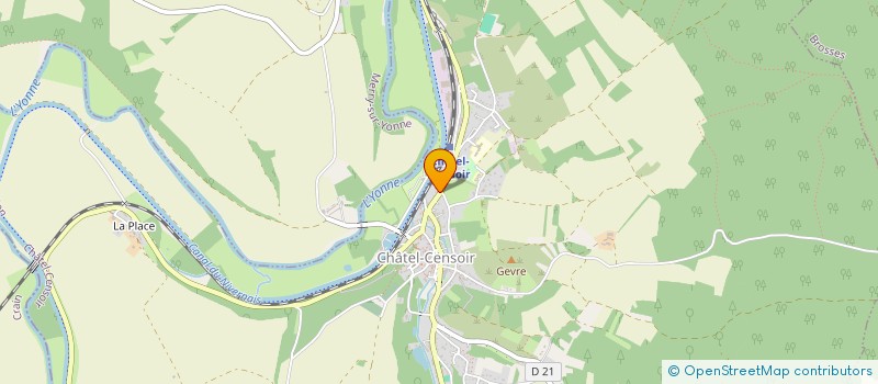 localisation de l'entreprise MADAME KARINA CAPOLUNGO à CHATEL-CENSOIR