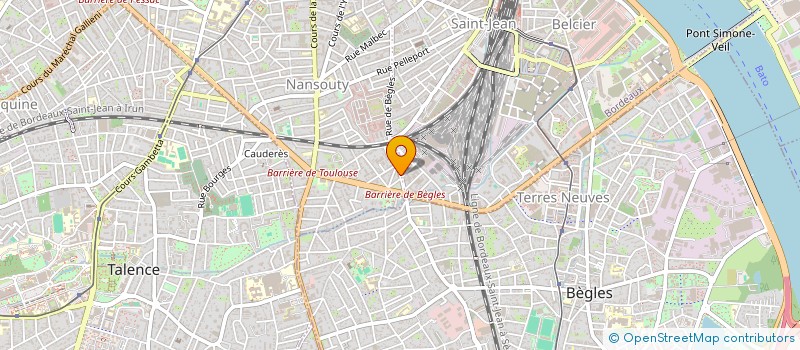 localisation de l'entreprise MADAME KARINA FARES PAWLOWSKI  BORDEAUX