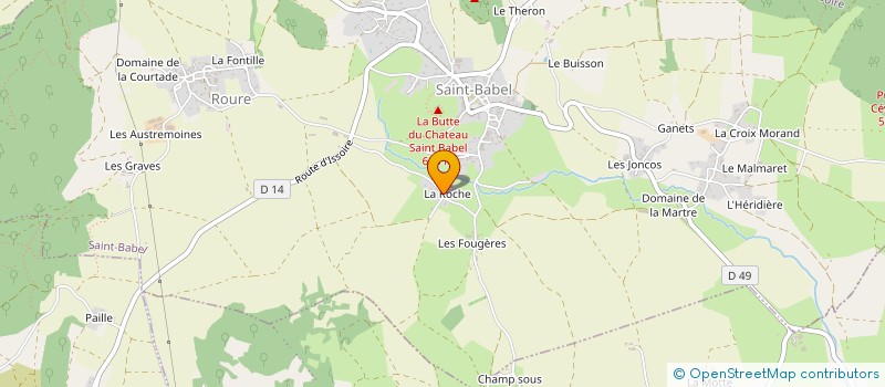 localisation de l'entreprise MADAME KARINA GRANGER  SAINT-BABEL