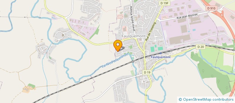 localisation de l'entreprise MADAME KARINA HADI  FAULQUEMONT