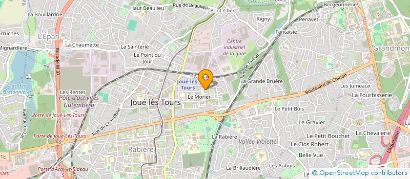 localisation de l'entreprise MADAME KARINA LOPEZ  JOUE-LES-TOURS