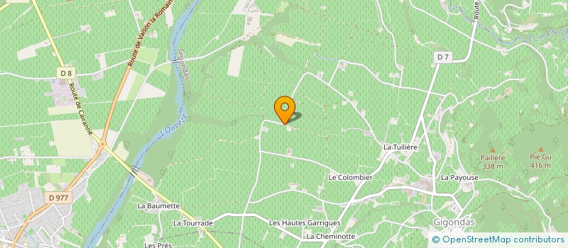 localisation de l'entreprise MADAME KARINA MEDIANI  GIGONDAS