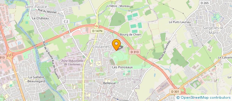 localisation de l'entreprise MADAME KARINA NALLET  COULAINES