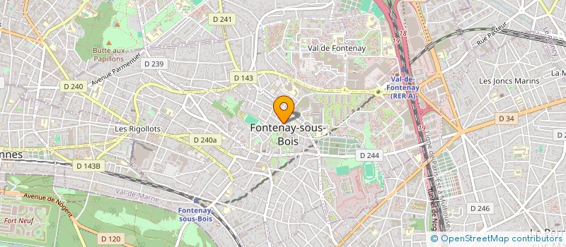 localisation de l'entreprise MADAME KARINA QUITRAL MARTINEZ à FONTENAY-SOUS-BOIS