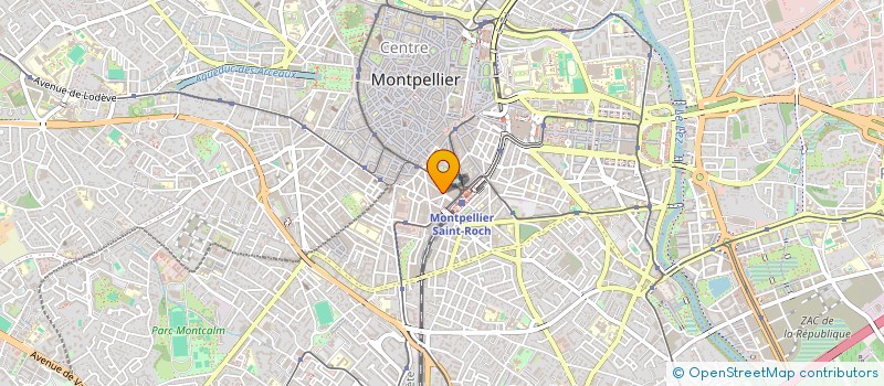localisation de l'entreprise MADAME KARINA RAMIREZ FUENTES à MONTPELLIER