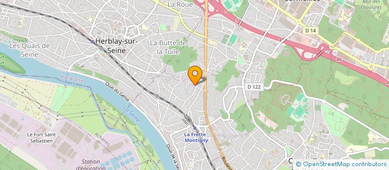 localisation de l'entreprise MADAME KARINA SANCHO  MONTIGNY-LES-CORMEILLES