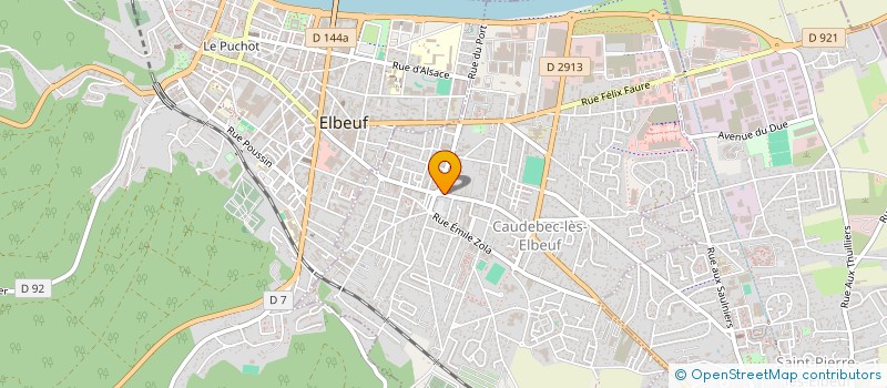 localisation de l'entreprise MADAME KARINA TOUZE  CAUDEBEC-LES-ELBEUF