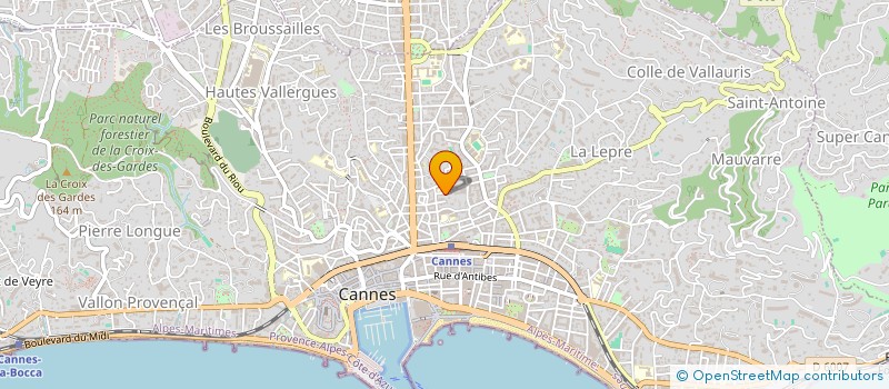 localisation de l'entreprise MADAME KARINA VOLDBORG  CANNES