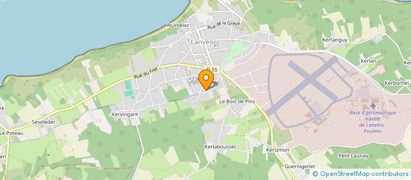 localisation de l'entreprise MADAME KARINE ABELLEIRA à LANVEOC