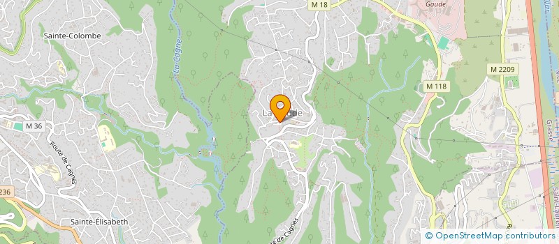 localisation de l'entreprise MADAME KARINE ACCARIE  LA GAUDE