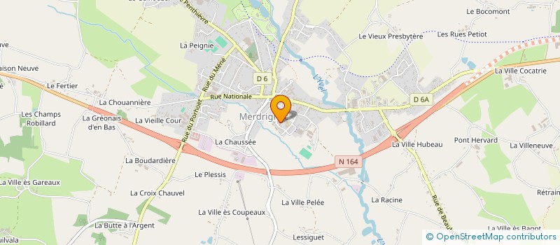 localisation de l'entreprise MADAME KARINE ACKER à MERDRIGNAC