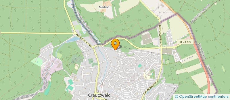 localisation de l'entreprise MADAME KARINE ADEL  CREUTZWALD