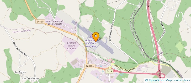 localisation de l'entreprise MADAME KARINE AFFRE-MORIN  CIEURAC