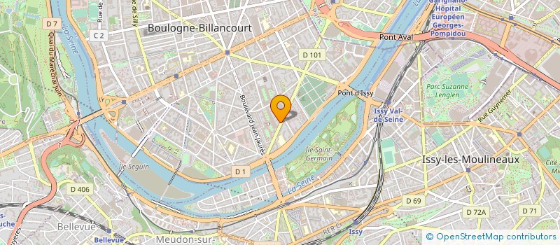 localisation de l'entreprise MADAME KARINE AKBABA à BOULOGNE-BILLANCOURT