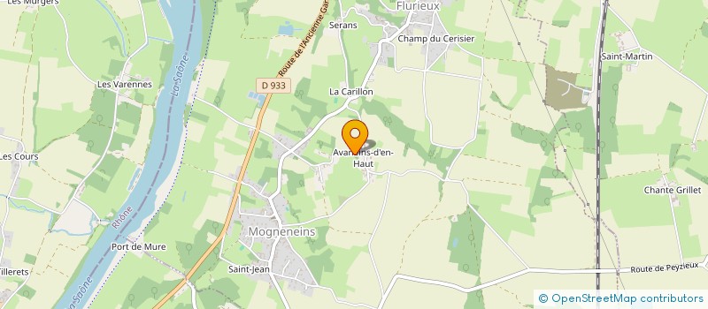 localisation de l'entreprise MADAME KARINE ALAMARGOT  MOGNENEINS