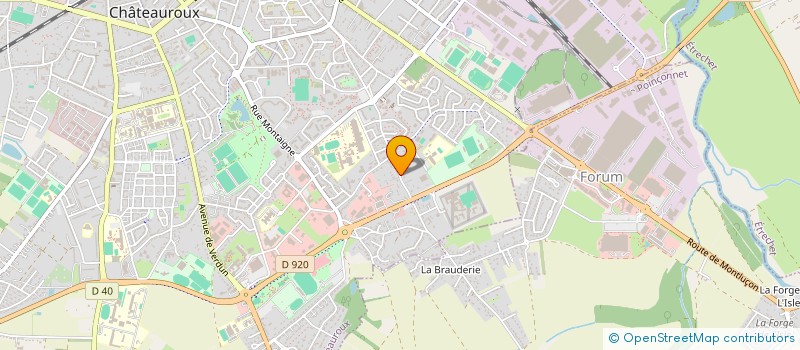 localisation de l'entreprise MADAME KARINE ALAPETITE à CHATEAUROUX