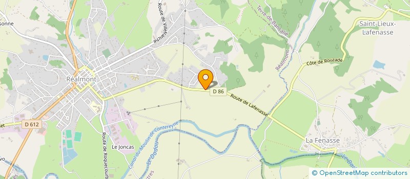 localisation de l'entreprise MADAME KARINE ALBOUZE  REALMONT