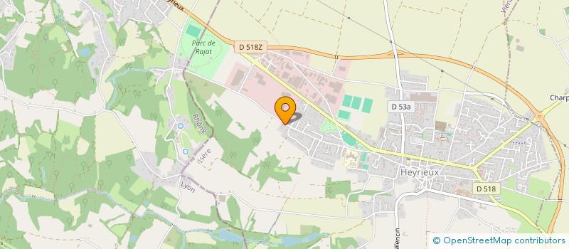 localisation de l'entreprise MADAME KARINE ALLIGIER  HEYRIEUX