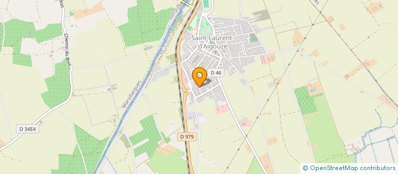 localisation de l'entreprise MADAME KARINE AMERDEIL  SAINT-LAURENT-D'AIGOUZE