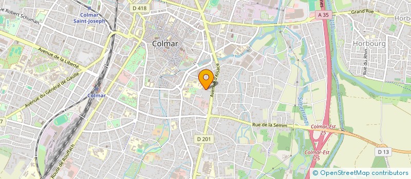 localisation de l'entreprise MADAME KARINE ANGELOT  COLMAR