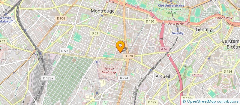 localisation de l'entreprise MADAME KARINE ANGOULEVANT  MONTROUGE