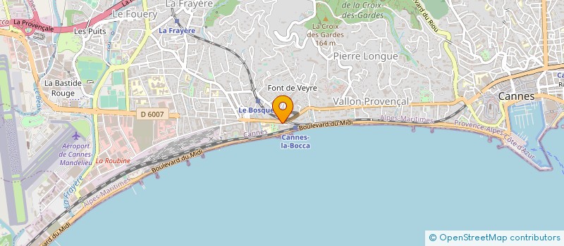 localisation de l'entreprise MADAME KARINE ARAMA à CANNES