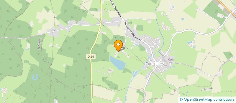 localisation de l'entreprise MADAME KARINE ARNAULT  COURTILLERS