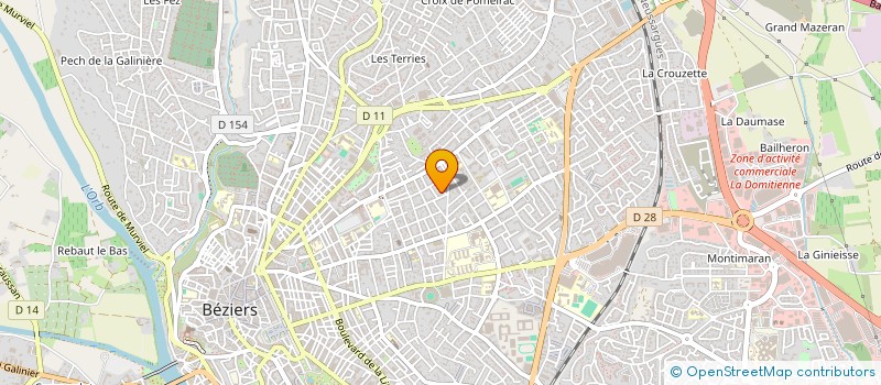 localisation de l'entreprise MADAME KARINE AUDEBERT à BEZIERS