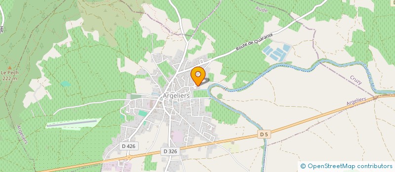 localisation de l'entreprise MADAME KARINE AUDIN  ARGELIERS