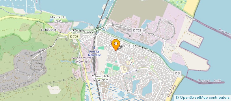 localisation de l'entreprise MADAME KARINE AUTUORO  PORT-LA-NOUVELLE