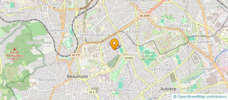 localisation de l'entreprise MADAME KARINE AVERSENG  CLERMONT-FERRAND