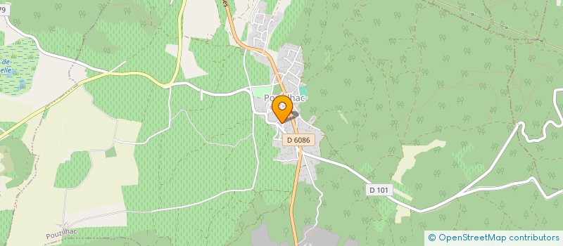 localisation de l'entreprise MADAME KARINE AZRAN  POUZILHAC