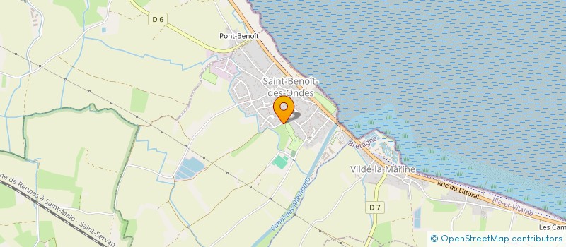 localisation de l'entreprise MADAME KARINE BACHELOT  SAINT-BENOIT-DES-ONDES