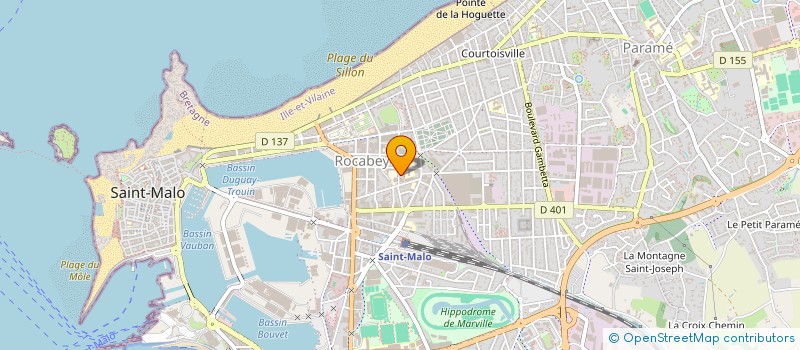 localisation de l'entreprise MADAME KARINE BAFOIL  SAINT-MALO