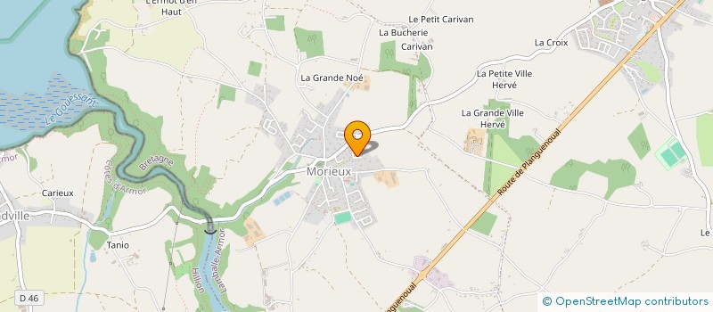 localisation de l'entreprise MADAME KARINE BAGOT à LAMBALLE-ARMOR