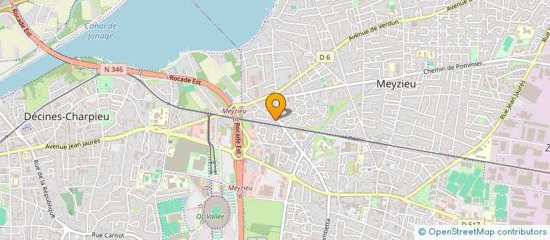 localisation de l'entreprise MADAME KARINE BAKIRDJIAN à MEYZIEU