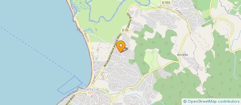 localisation de l'entreprise MADAME KARINE BALLIEU  BASTELICACCIA